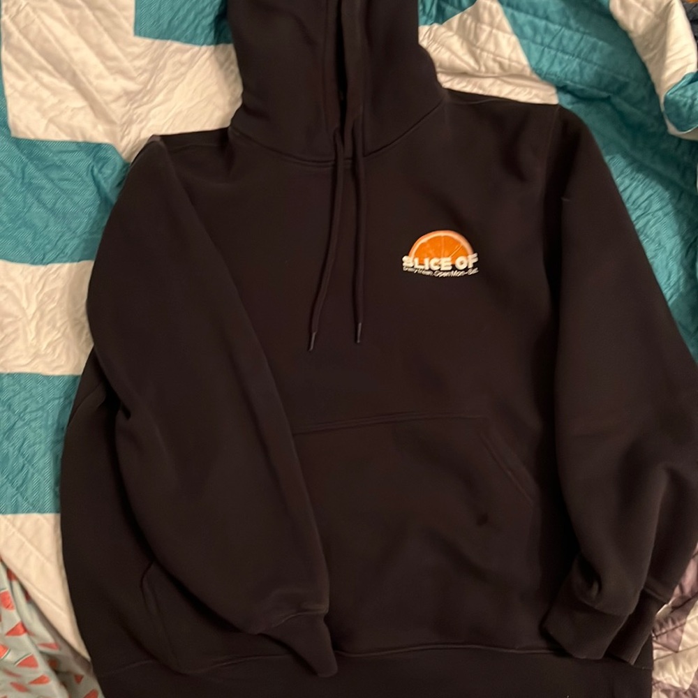 Large men’s Slice of sweatshirt black